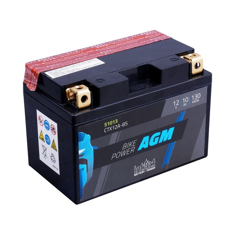 AGM Bleibatterie 51013/YTX12A-BS