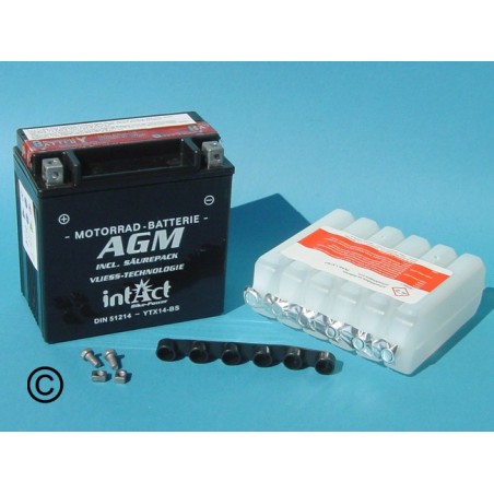 Motorradbatterie 51214/YTX14-BS