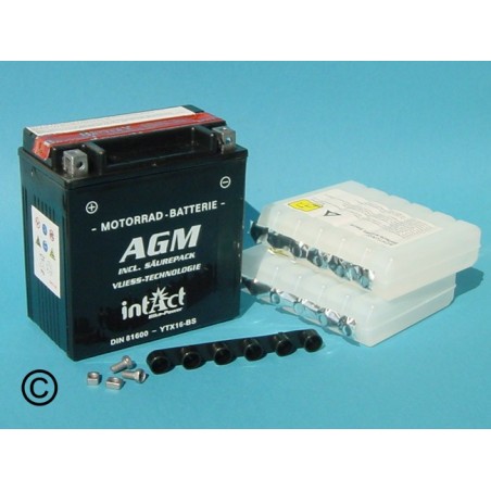 Motorradbatterie 81600/YTX16-BS