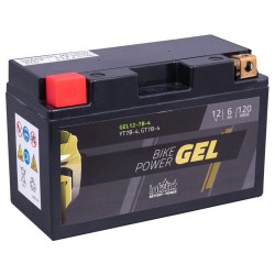 Batterie GEL GEL12-7B4/YT7B-BS, GT7B-4